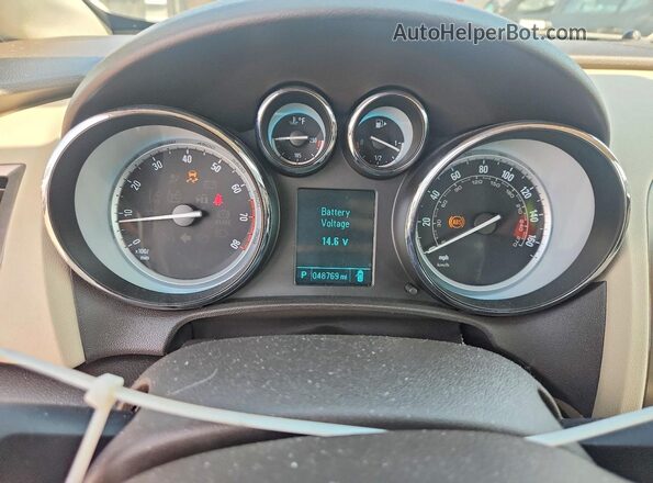 1G4PR5SK6H4122636 2017 BUICK VERANO White Instrument cluster view