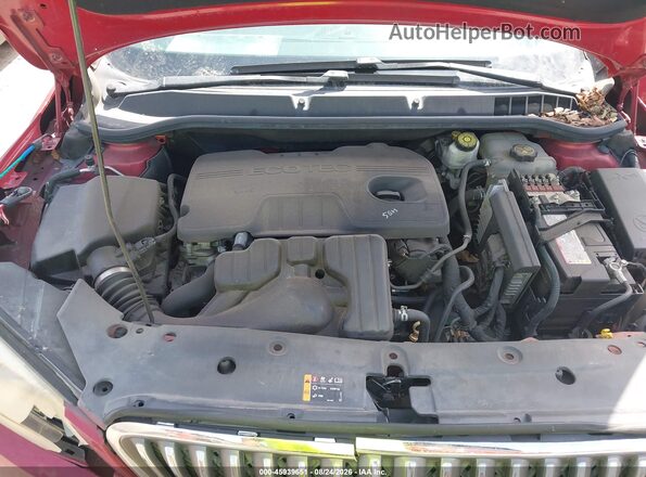 1G4PR5SK8H4100797 2017 BUICK VERANO Красный Вид сзади
