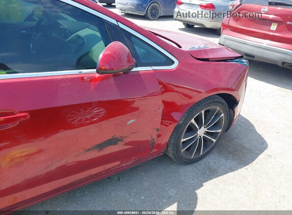 1G4PR5SK8H4100797 2017 BUICK VERANO Красный Вид щитка приборов