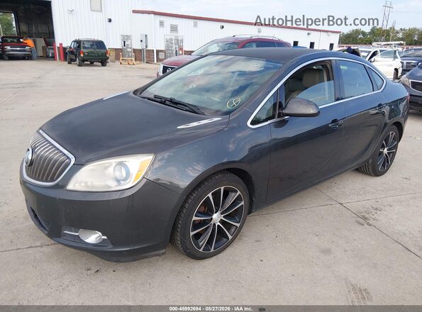 1G4PW5SK2G4176572 2016 BUICK VERANO Gray წინა მარცხენა ხედი სამი მეოთხედიდან