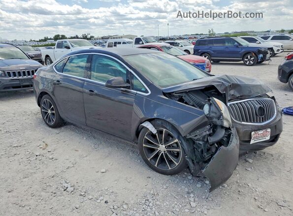 1G4PW5SK9G4177928 2016 BUICK VERANO Черный Передняя правая четверть