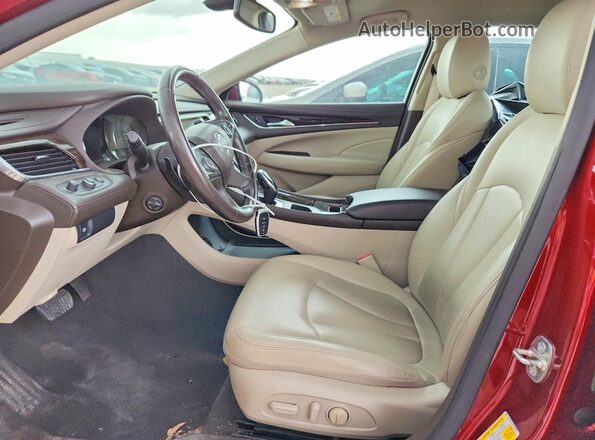 1G4ZN5SS1HU148355 2017 BUICK LACROSSE Red Front interior view
