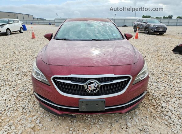 1G4ZN5SS1HU148355 2017 BUICK LACROSSE Red Front view