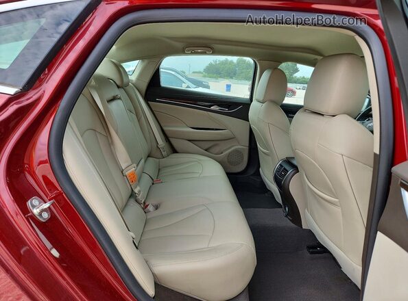 1G4ZN5SS1HU148355 2017 BUICK LACROSSE Red Rear seats view