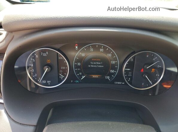 1G4ZN5SS6HU160730 2017 BUICK LACROSSE Серебряный Вид щитка приборов