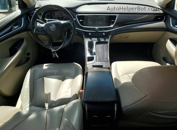 1G4ZN5SS6HU160730 2017 BUICK LACROSSE Серебряный Вид панели приборов