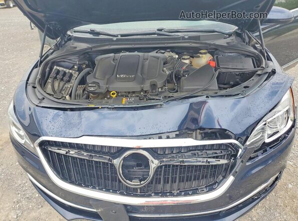 1G4ZP5SS3HU138159 2017 BUICK LACROSSE Синий Вид задней части салона
