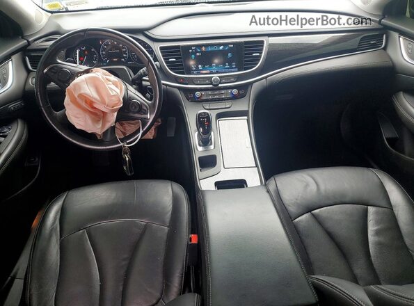 1G4ZP5SS3HU138159 2017 BUICK LACROSSE Синий Вид панели приборов