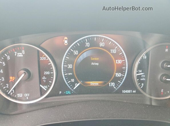 1G4ZP5SS3HU138159 2017 BUICK LACROSSE Синий Вид щитка приборов