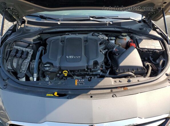 1G4ZP5SS3HU155592 2017 BUICK LACROSSE Gray Вид задньої частини салону