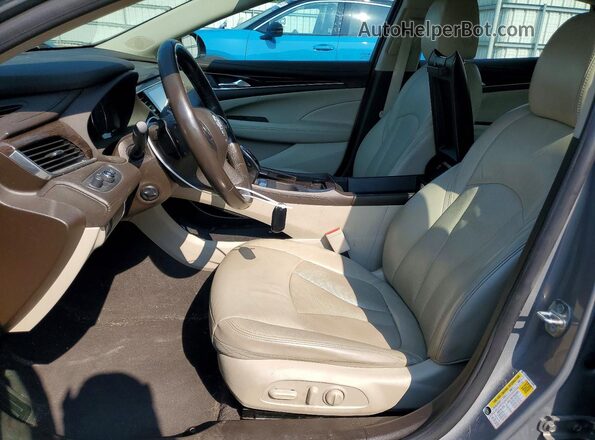 1G4ZP5SS3HU155592 2017 BUICK LACROSSE Gray Вид салону спереду