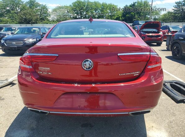 1G4ZP5SS4JU148429 2018 BUICK LACROSSE Red უკანა ხედი