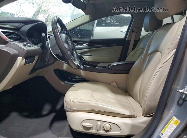 1G4ZP5SS7HU152372 2017 BUICK LACROSSE Gray წინა სალონის ხედი