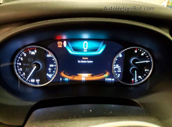1G4ZP5SS7HU182231 2017 BUICK LACROSSE Черный Вид щитка приборов