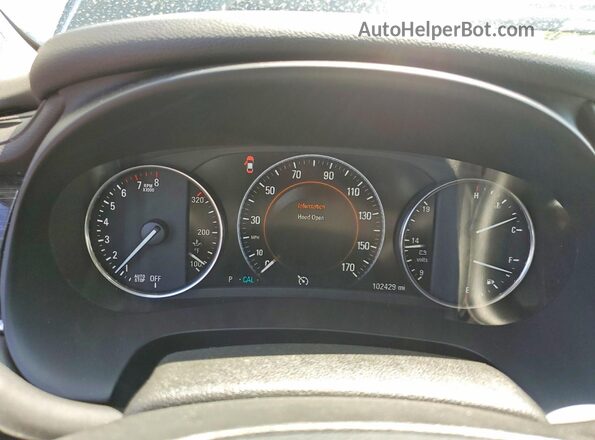 1G4ZR5SS1HU209739 2017 BUICK LACROSSE Black ხელსაწყოთა პანელის ხედი