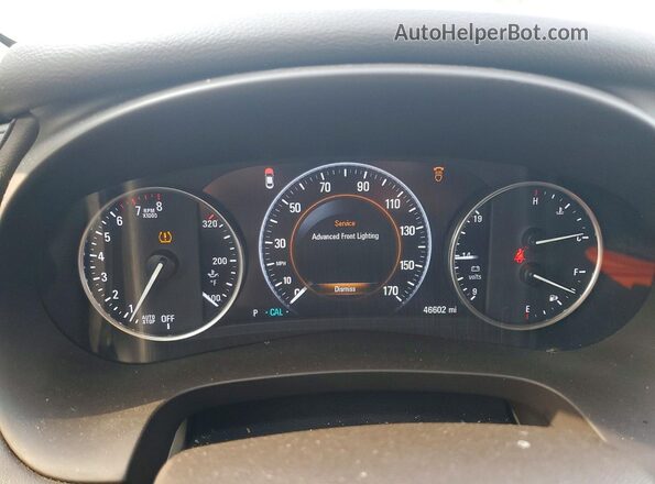 1G4ZR5SS2HU139443 2017 BUICK LACROSSE Серый Вид щитка приборов