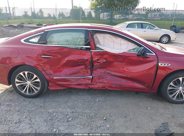 1G4ZR5SS2JU114760 2018 BUICK LACROSSE Red Вид спереду