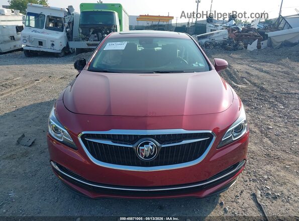 1G4ZR5SS2JU114760 2018 BUICK LACROSSE Red Вид щитка приладів