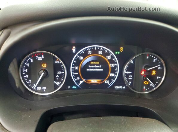 1G4ZR5SS3HU201951 2017 BUICK LACROSSE White Вид щитка приладів