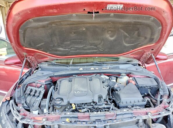 1G4ZR5SS7HU130477 2017 BUICK LACROSSE Red Widok wnętrza z tyłu