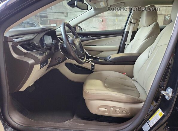 1G4ZS5SS1HU151863 2017 BUICK LACROSSE Black წინა სალონის ხედი