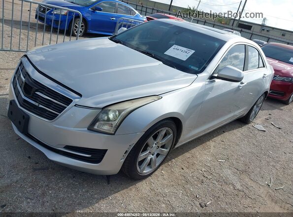 1G6AA5RA3G0188746 2016 CADILLAC ATS Silver წინა მარცხენა ხედი სამი მეოთხედიდან