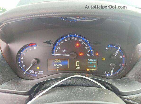 1G6AA5RX2G0197670 2016 CADILLAC ATS Black Instrument cluster view