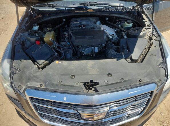 1G6AA5RX5G0113079 2016 CADILLAC ATS Charcoal უკანა სალონის ხედი