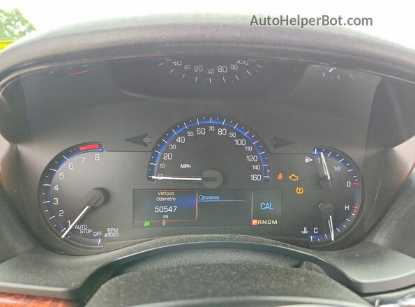 1G6AB5RX4G0122353 2016 CADILLAC ATS Серебряный Вид щитка приборов
