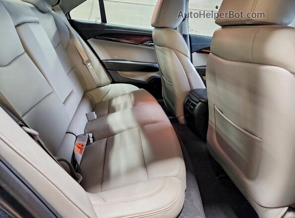 1G6AF5RX1J0132124 2018 CADILLAC ATS Charcoal უკანა სავარძლების ხედი