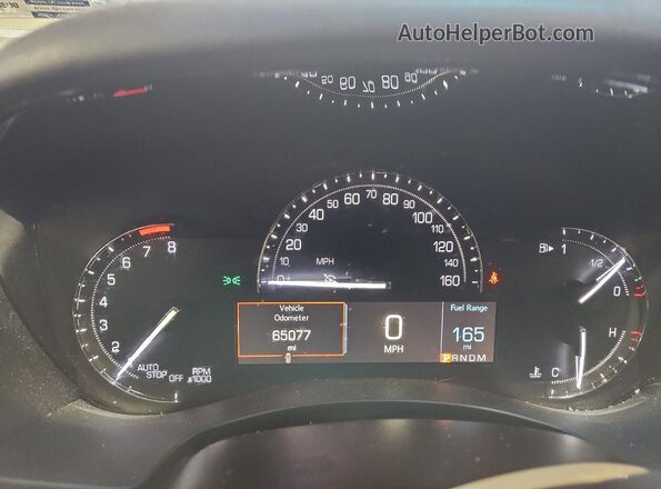 1G6AF5RX1J0132124 2018 CADILLAC ATS Charcoal ხელსაწყოთა პანელის ხედი