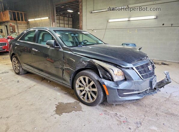 1G6AF5RX1J0132124 2018 CADILLAC ATS Charcoal წინა მარჯვენა
