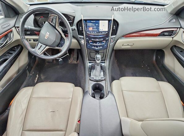 1G6AF5RX1J0132124 2018 CADILLAC ATS Charcoal წინა პანელის ხედი