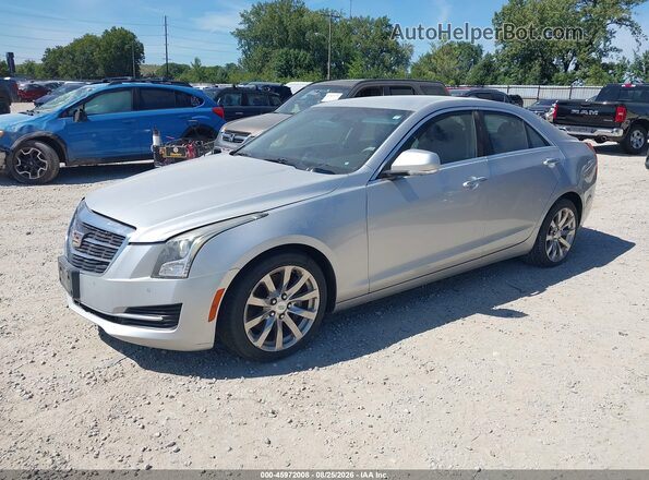 1G6AF5RX5J0105928 2018 CADILLAC ATS Серебряный Передняя левая четверть