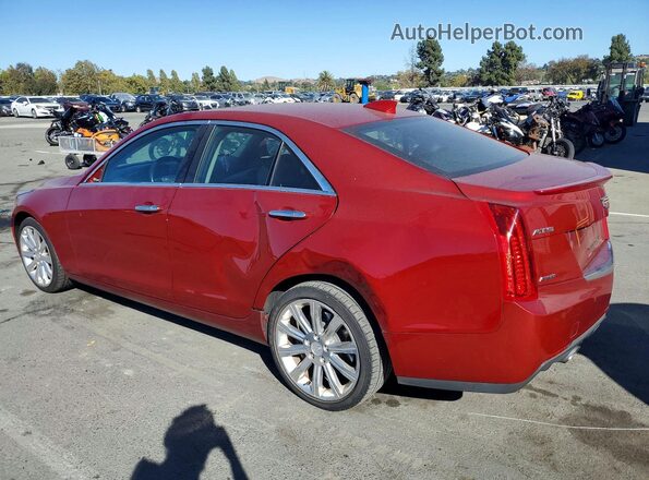 1G6AF5SX3J0162736 2018 CADILLAC ATS Red Trasero izquierdo