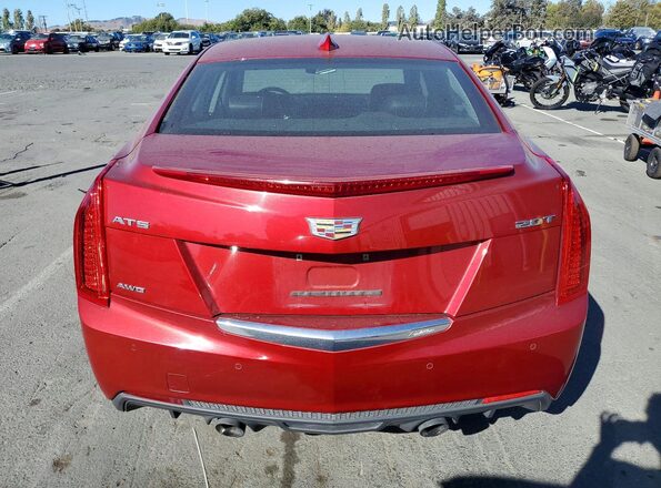 1G6AF5SX3J0162736 2018 CADILLAC ATS Red Vista trasera