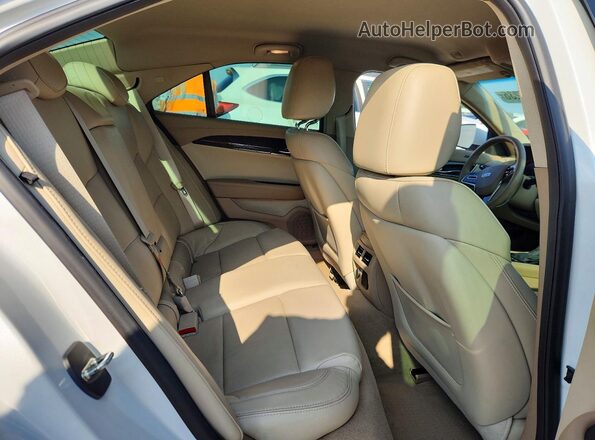 1G6AH5RX2G0195199 2016 CADILLAC ATS White Вид задніх сидінь