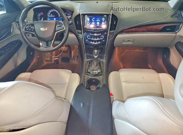1G6AH5RX4H0109487 2017 CADILLAC ATS Blue Dashboard view
