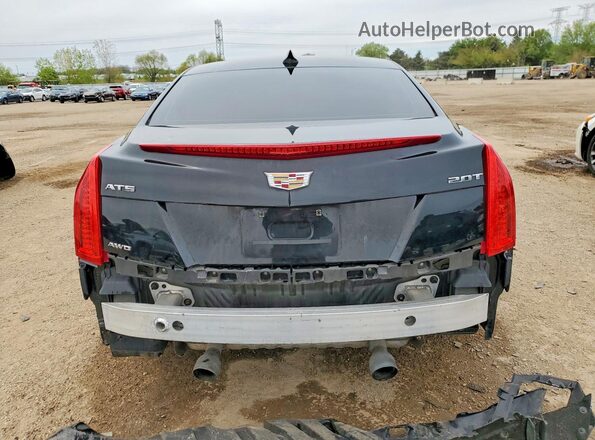 1G6AH5RX7H0140328 2017 CADILLAC ATS Black უკანა ხედი