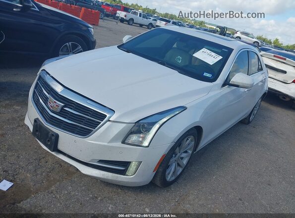 1G6AH5SS3J0139181 2018 CADILLAC ATS White წინა მარცხენა ხედი სამი მეოთხედიდან
