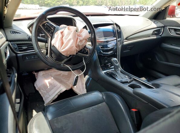 1G6AH5SX7H0162372 2017 CADILLAC ATS Red წინა პანელის ხედი