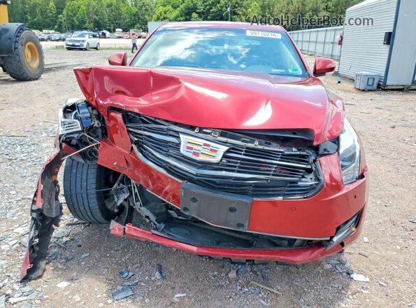 1G6AH5SX7H0162372 2017 CADILLAC ATS Red წინა ხედი