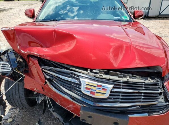 1G6AH5SX7H0162372 2017 CADILLAC ATS Red უკანა სალონის ხედი