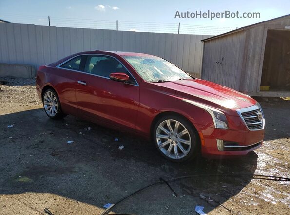 1G6AJ1RX6G0100298 2016 CADILLAC ATS Red Przód prawy