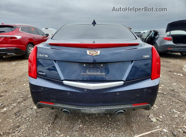 1G6AK5SSXH0154871 2017 CADILLAC ATS Blue უკანა ხედი