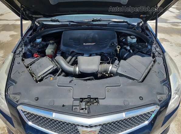 1G6AN5SY3G0194820 2016 CADILLAC ATS-V Black უკანა სალონის ხედი