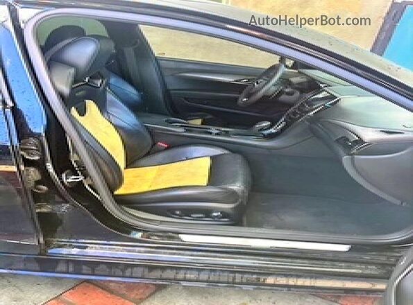 1G6AN5SY7G0123586 2016 CADILLAC ATS Black Widok wnętrza z przodu