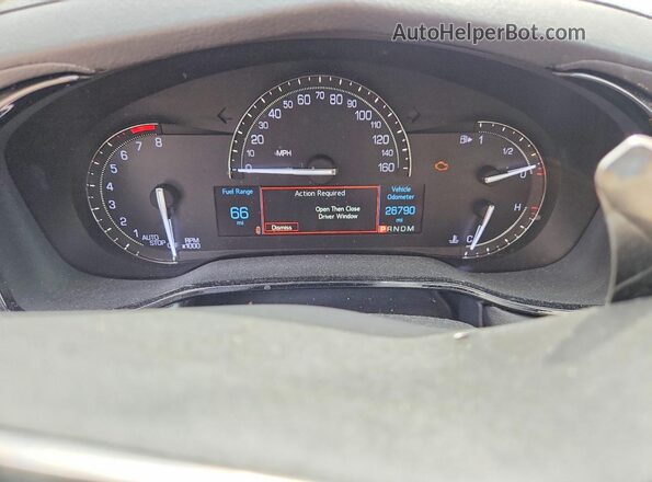 1G6AP5SX8J0140244 2018 CADILLAC CTS White Vista del cuadro de instrumentos
