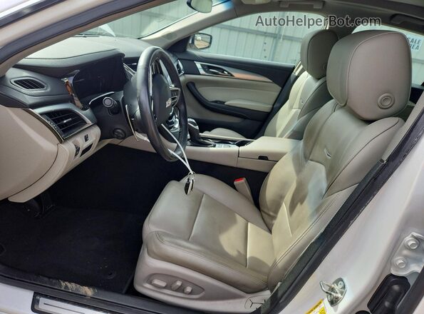 1G6AP5SX8J0140244 2018 CADILLAC CTS White Vista interior delantera