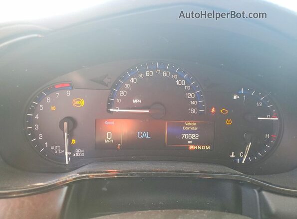 1G6AR5SS2G0188278 2016 CADILLAC CTS Серебряный Вид щитка приборов